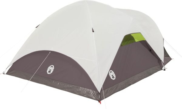 Coleman Steel Creek 6-Person Tent with Screened Porch & Integrated Rainfly, Weatherproof Tent with Screen Room Sets Up in Minutes, Fits Queen-Size Airbed - Image 2