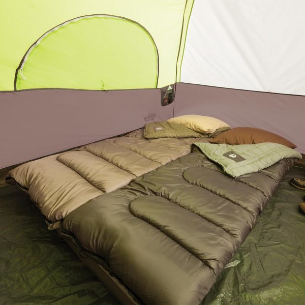 Coleman Steel Creek 6-Person Tent with Screened Porch & Integrated Rainfly, Weatherproof Tent with Screen Room Sets Up in Minutes, Fits Queen-Size Airbed - Image 4