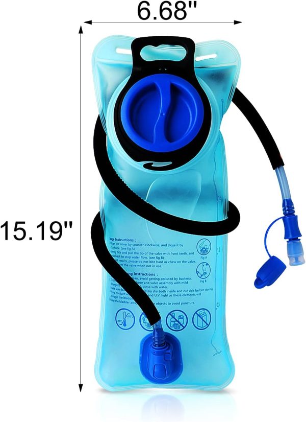 Hydration Backpack Pack, Water Backpack 20L Capacities Included 2L Hydration Bladder, Festival Essential - Rave Hydration Pack Hydropack Hydro for Hiking, Running, Biking, Festival Gear - Image 8